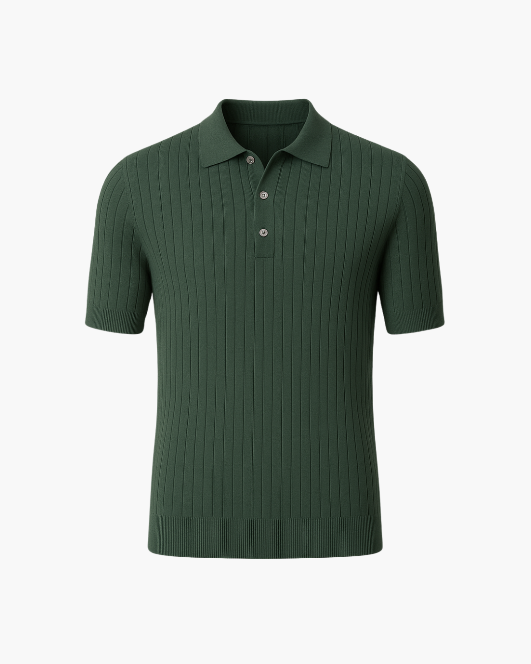 Kipton | Short-sleeved knitted polo shirt