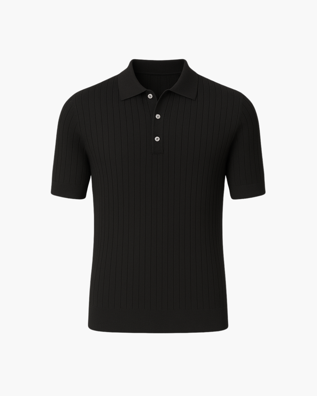 Kipton | Short-sleeved knitted polo shirt