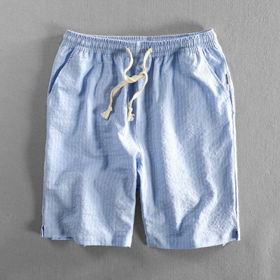 Jesualdo® | Linen Pinstripe Shorts