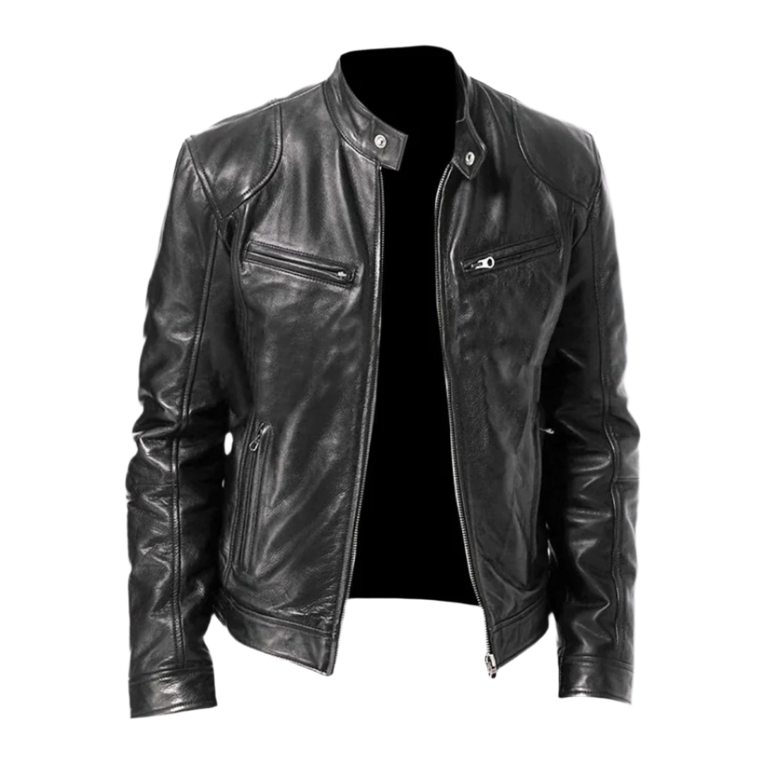 Isis | Retro style leather jacket for men