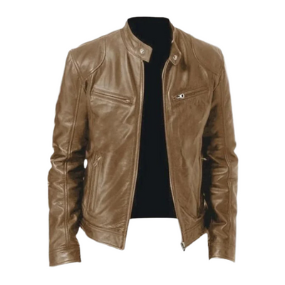 Isis | Retro style leather jacket for men