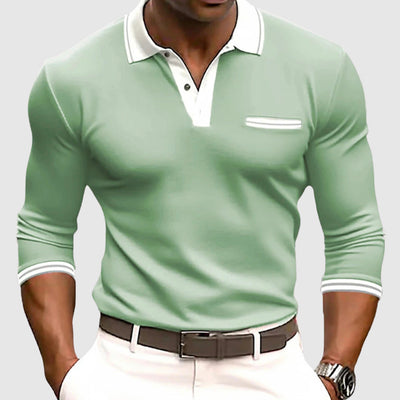 Lenoir™ - Shirt with elegant contrast details