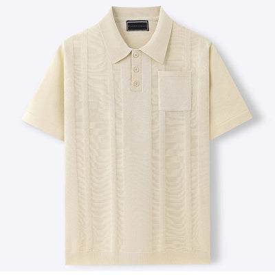 Keane | Elegant ice silk polo shirt
