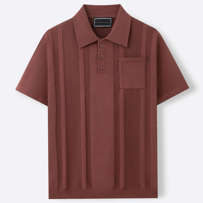 Keane | Elegant ice silk polo shirt