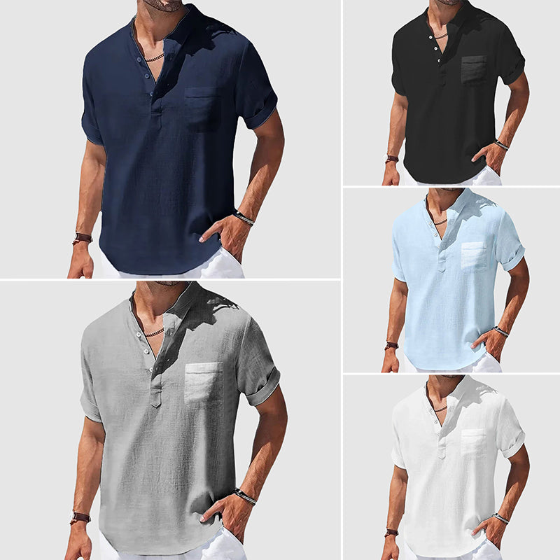 Tobias | Carvelli Cotton Henley
