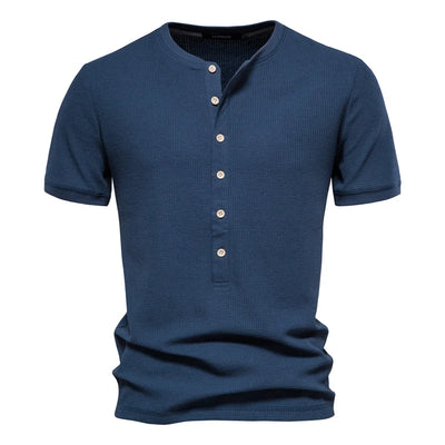 Horace® | Cotton T-Shirt With Buttons