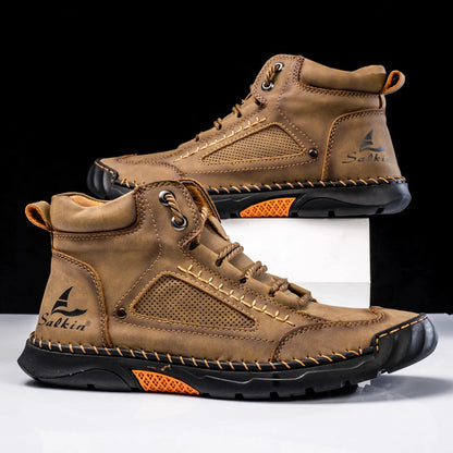 Ermenegildo® | Leather High Top Shoes