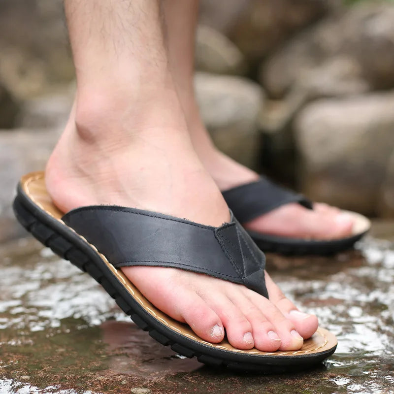 Dennis | Leather Men's Sandals