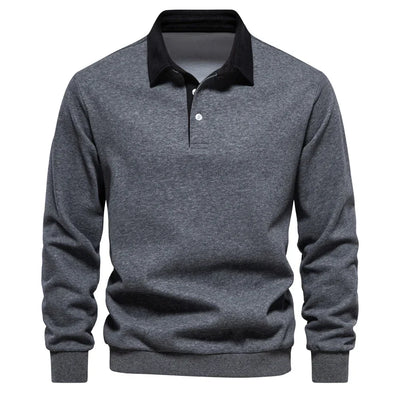 Samuel | Autumn Polo Sweatshirt