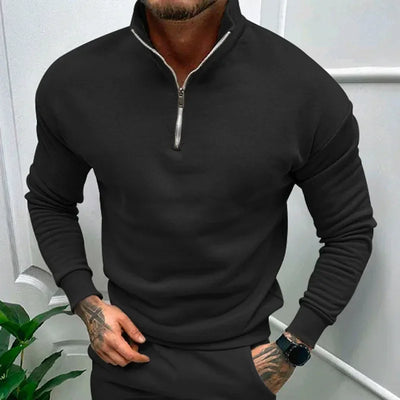 Chauncey® | Knitted Half Zip Sweater