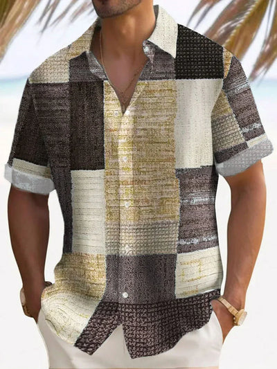 Trey | Elegant Patchwork Shirt