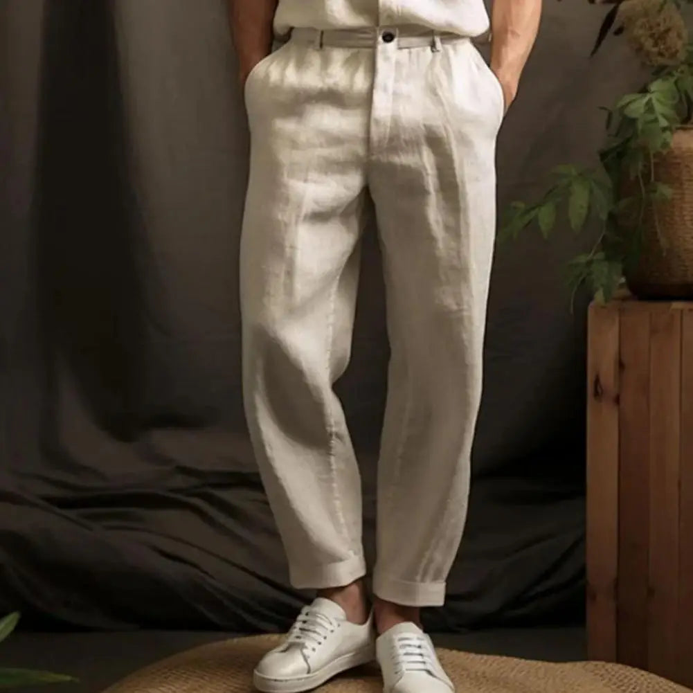 Stone | Cagliari Linen Pants