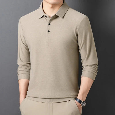 Caius® | Comfortable polo with long sleeves