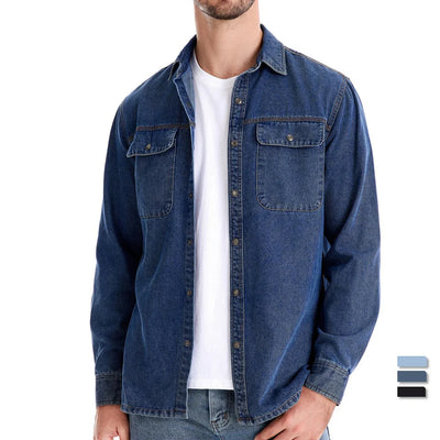 Devon® | Men'S Denim Blouse
