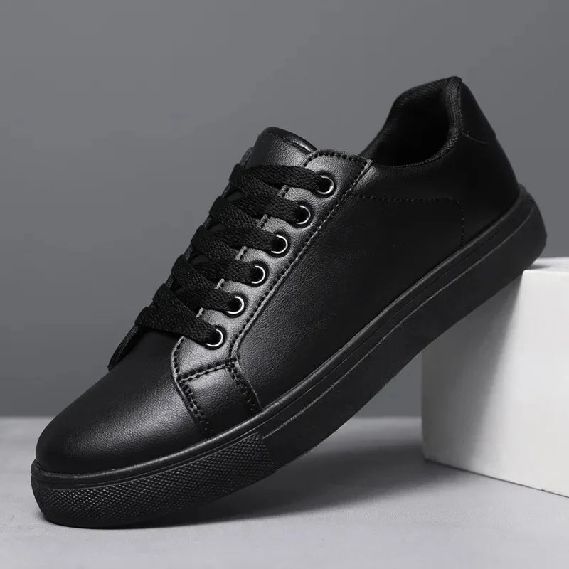 Malik | Elegant Leather Sneakers