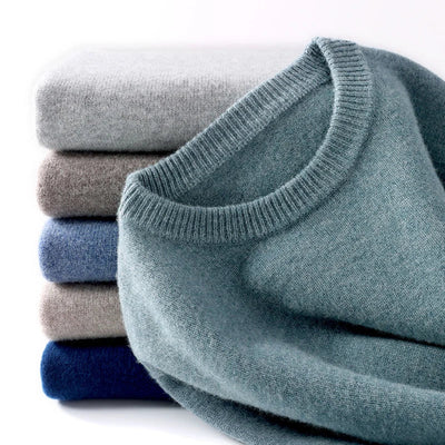 Eamon® | Wool Sweater With O-Neck