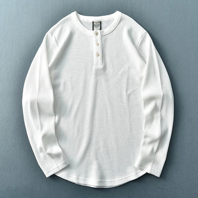 Keelin® | Cotton Waffle Henley