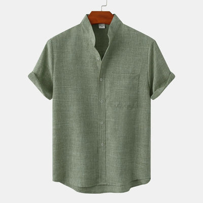 Kurt® | Short Sleeve Linen Shirt