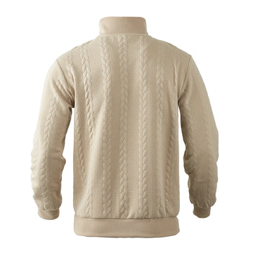 Jose® | Knitted Jacquard Sweater With Zipper