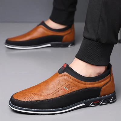 Edwin | Leather Slip-On Business Shoes