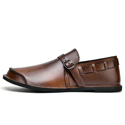 Mateo® | Buckled Leather Loafers