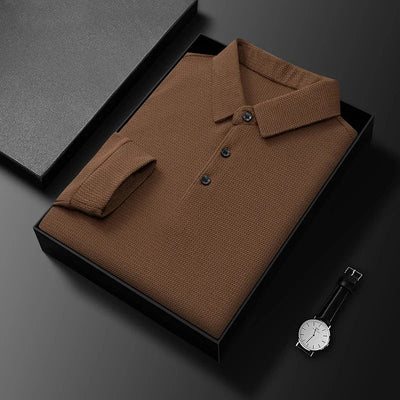 Caius® | Comfortable polo with long sleeves