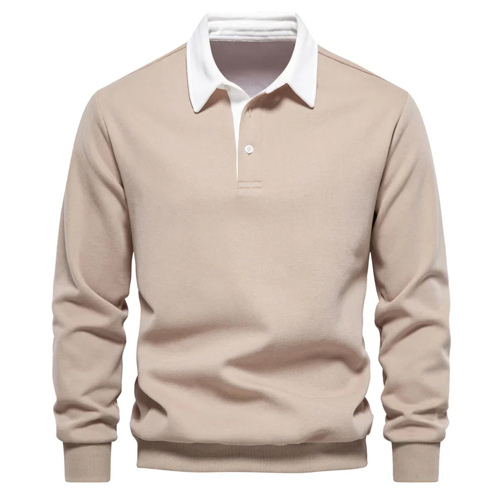 Samuel | Autumn Polo Sweatshirt