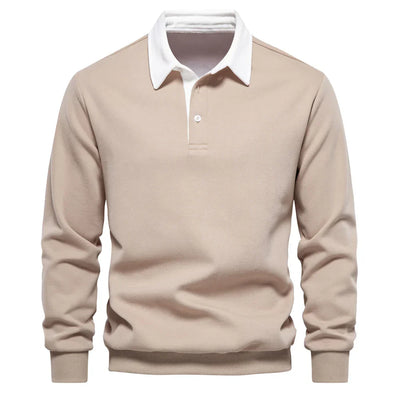 Samuel | Autumn Polo Sweatshirt