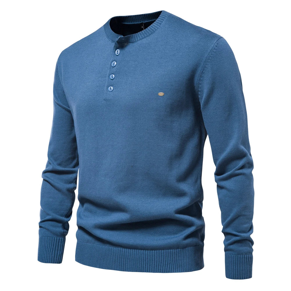Nolan® | Men'S Casual Henley Sweater