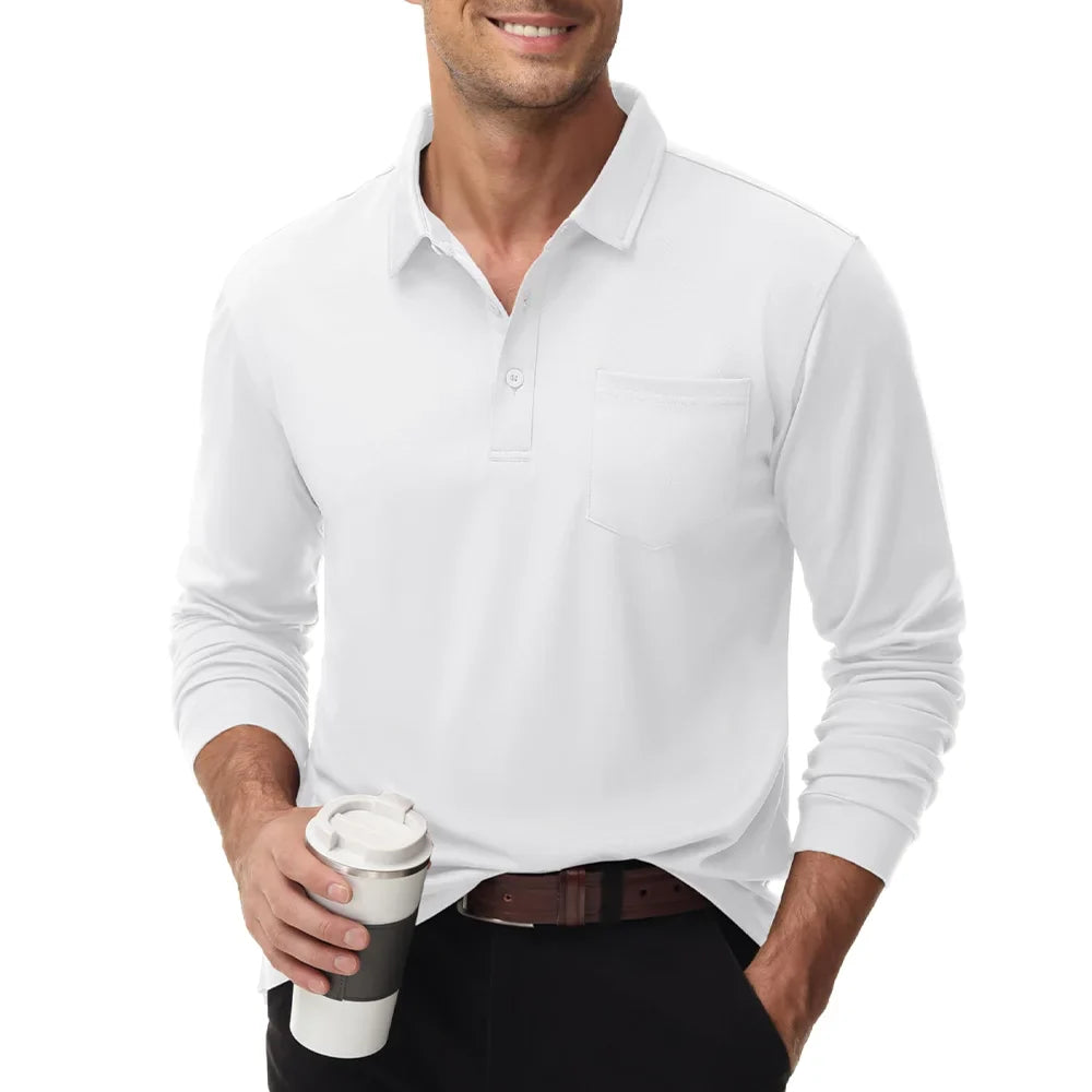 Conrad® | Men'S Polo Shirt Long Sleeves