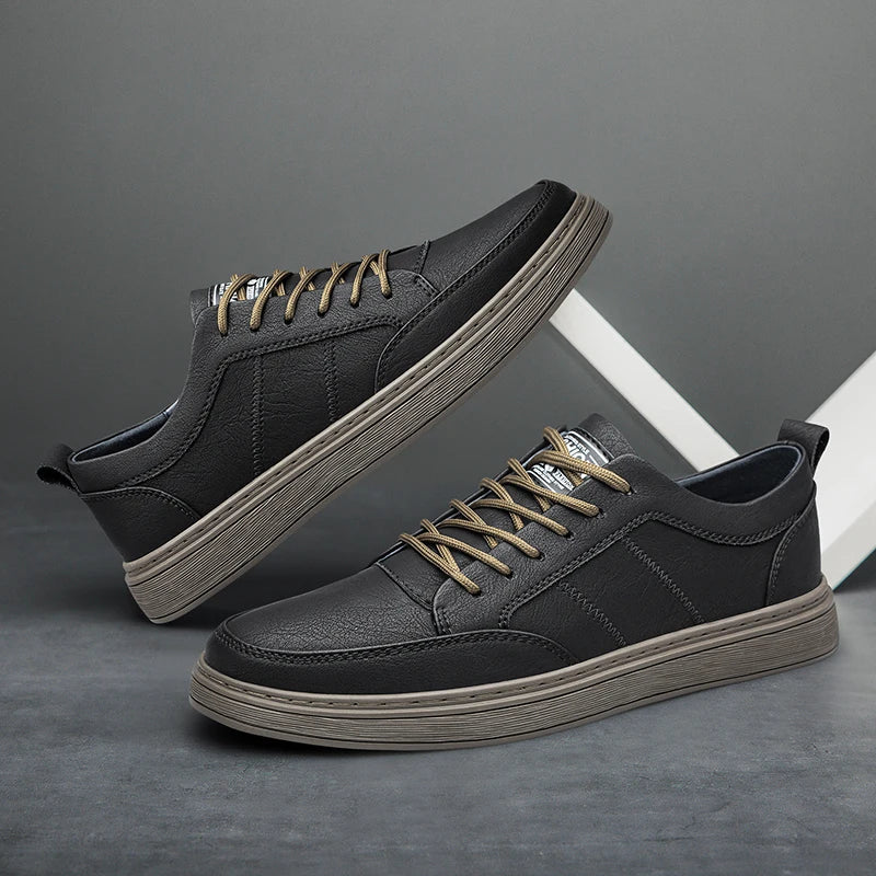 Zaid® | Peyton Genuine Leather Sneakers