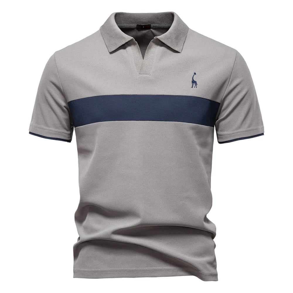 Aarón® | Men'S Polo With Color Block
