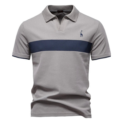 Aarón® | Men'S Polo With Color Block