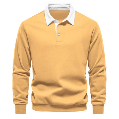 Samuel | Autumn Polo Sweatshirt