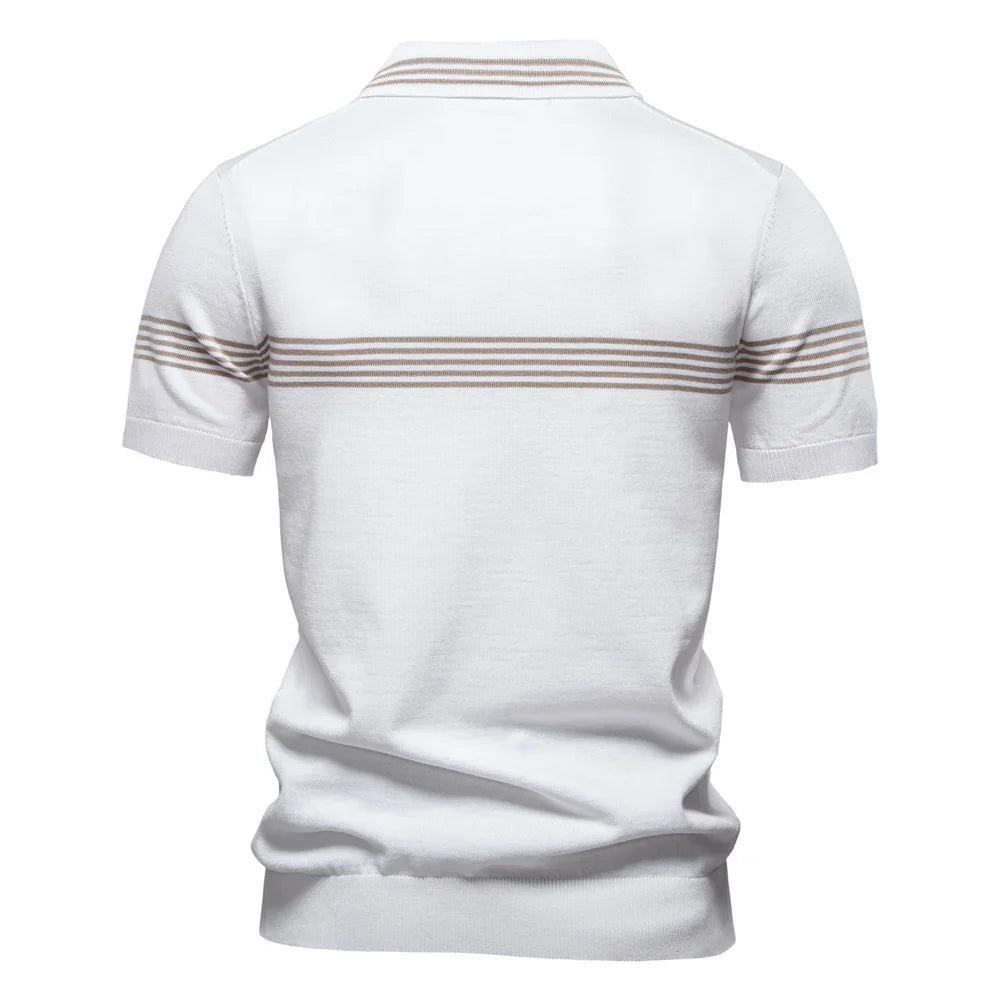 Jabir® | Polo Met Streepdesign