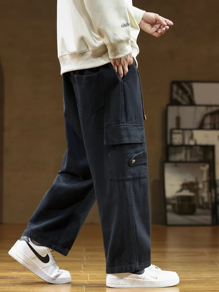 Judas® | Cotton Cargo Wide Leg Pants