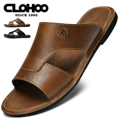 Devon® | Leather Men'S Slippers
