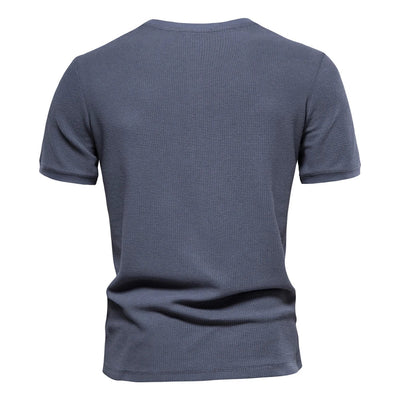 Horace® | Cotton T-Shirt With Buttons