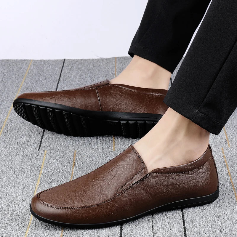 Quetzal® | Halcon Genuine Leather Loafer