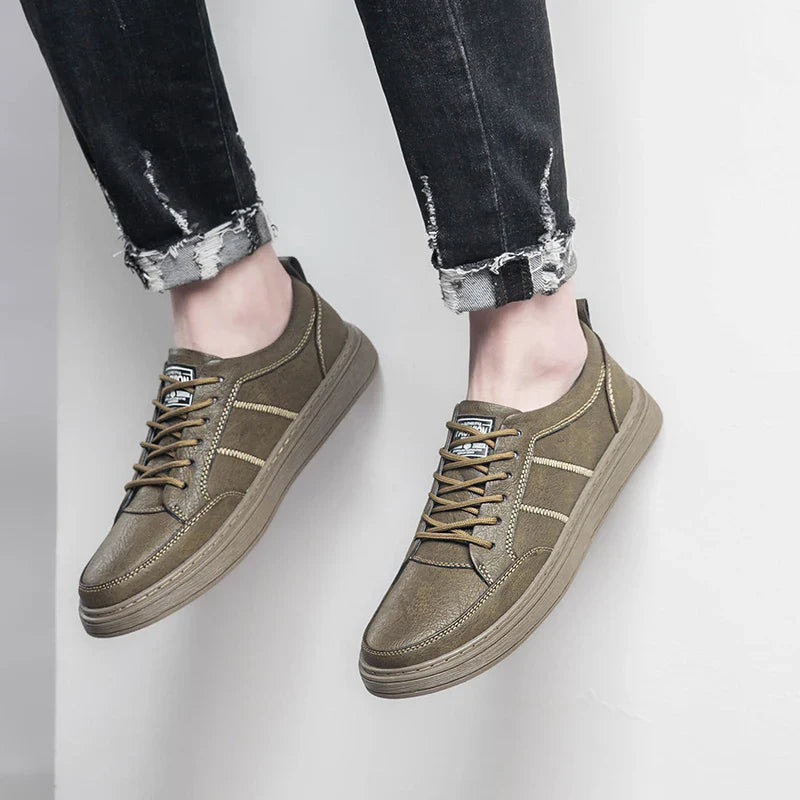 Zaid® | Peyton Genuine Leather Sneakers