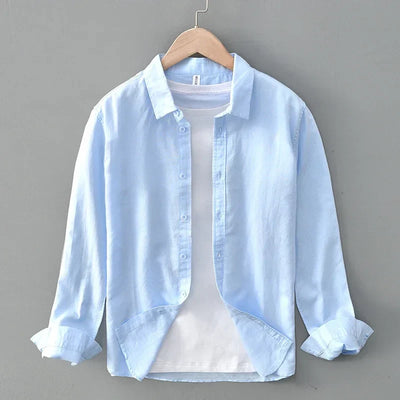 Joshua | Santorini Linen Shirt