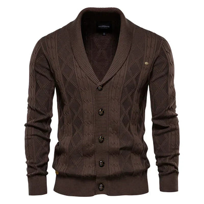 Caspar | Men's Cardigan with Button Closure