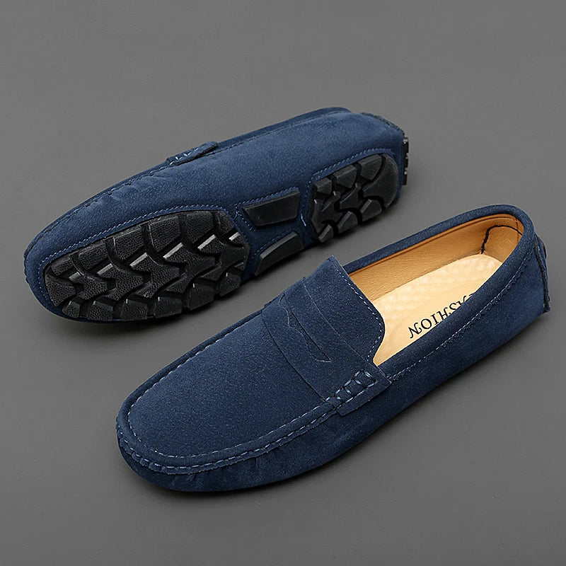 Jett | Suede Boat Loafers