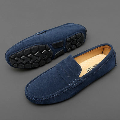 Jett | Suede Boat Loafers