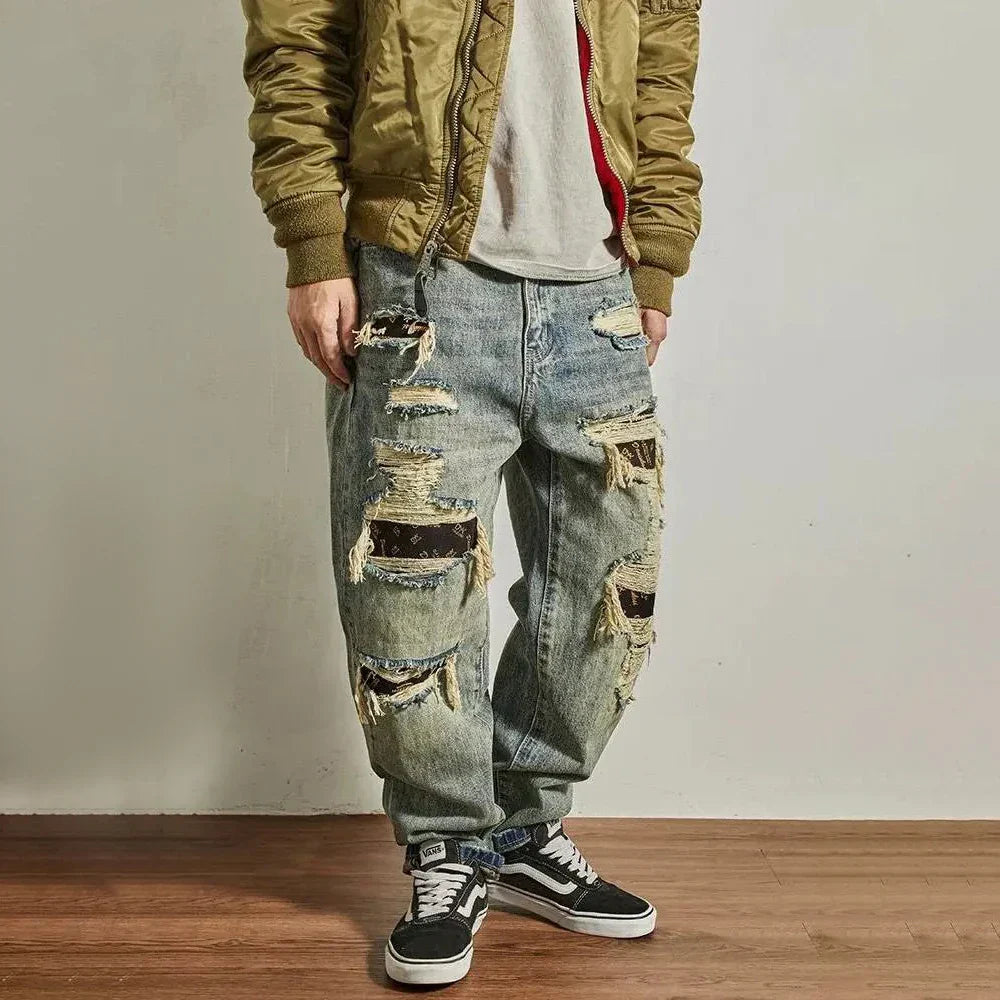 Kingsley® | Ripped Denim Jeans