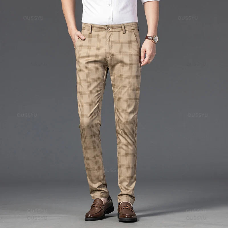 Vernon | Elegant Plaid Pants