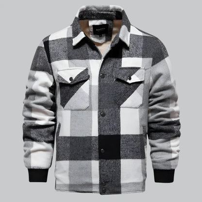 Liam® | Men'S Flannel Jacket With Fleece Lining