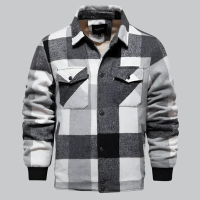 Liam® | Men'S Flannel Jacket With Fleece Lining