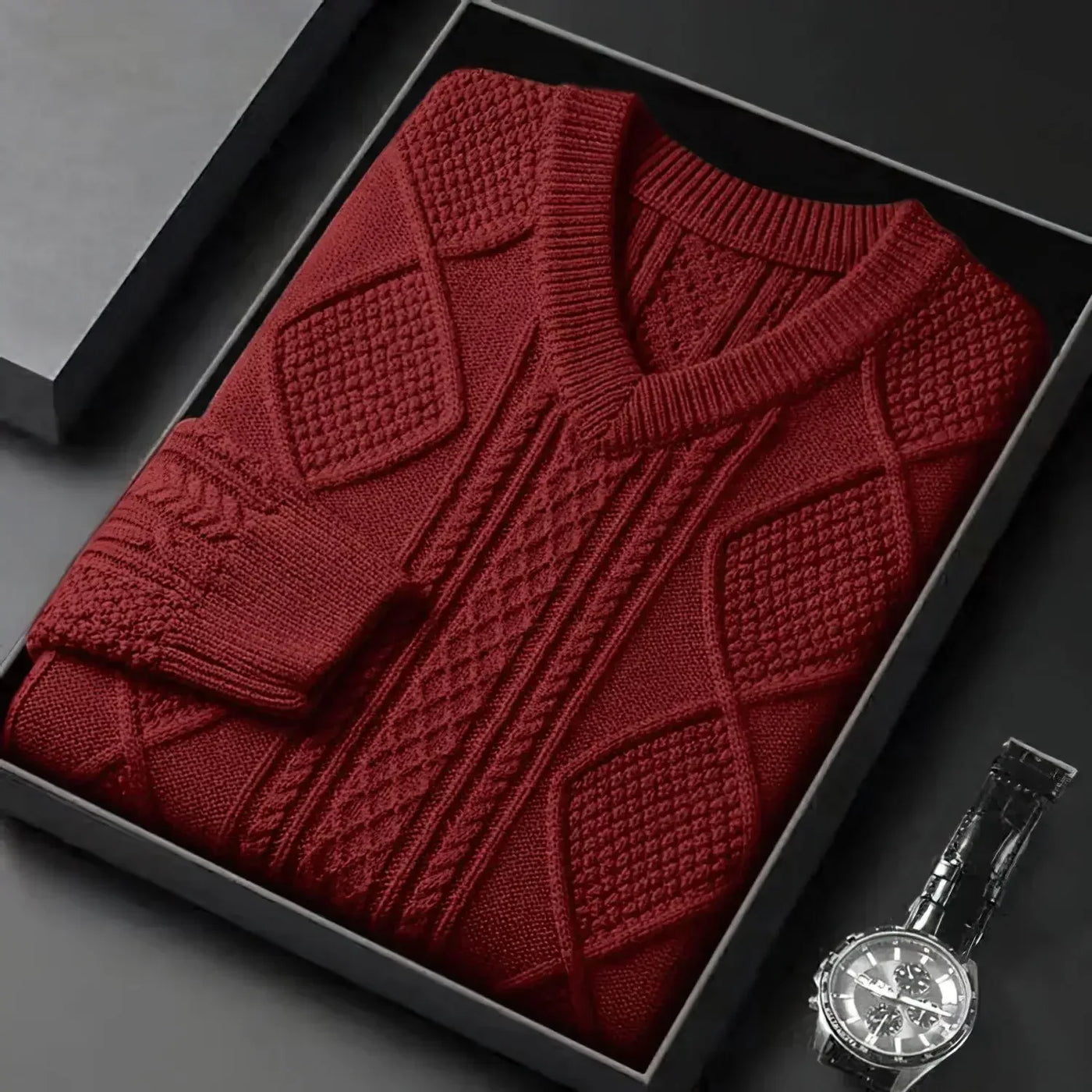 Eleazar® | Luxury Jacquard Sweater For Men