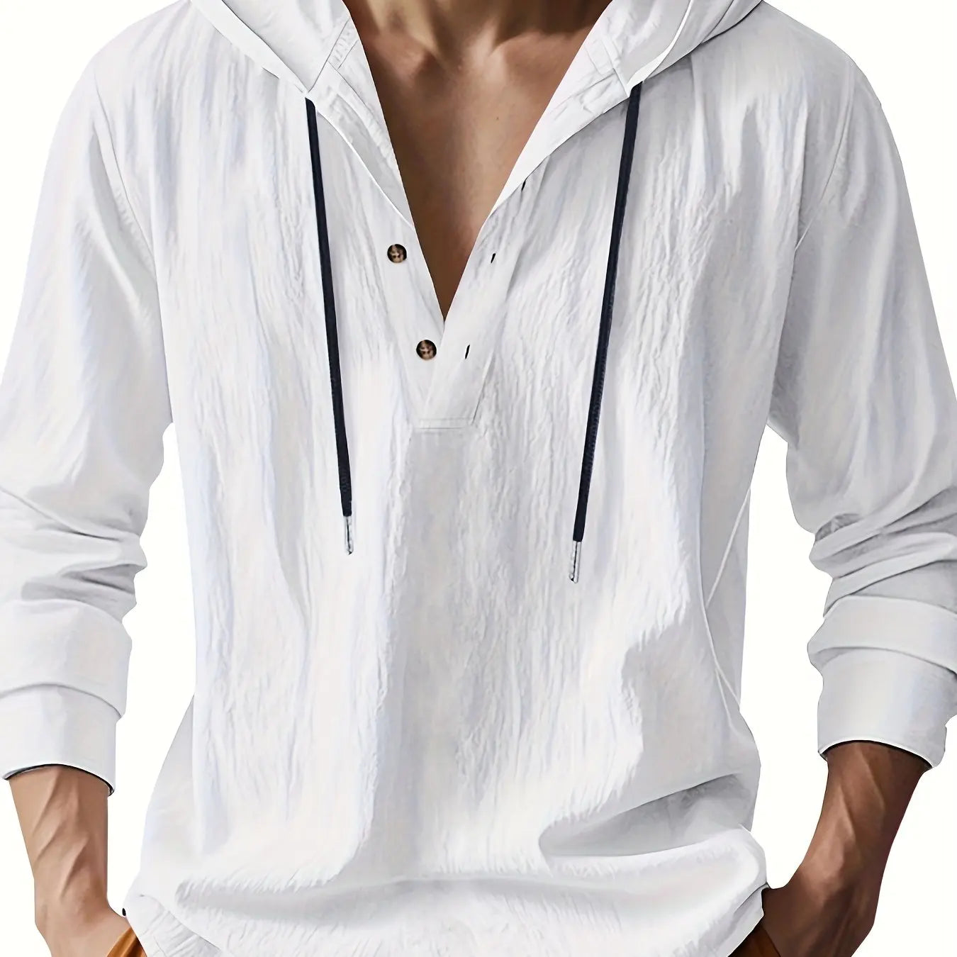 Ross | LUXURY LINEN SHIRT WITH HOOD